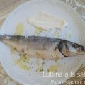 Lubina a la sal