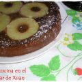 Tarta de chocolate y piña
