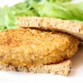 Hamburguesa de bulgur y berenjena