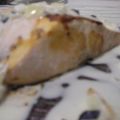 Salmón con bechamel de trufa