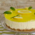 Tarta mousse de limón