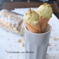 Helado de pistacho casero
