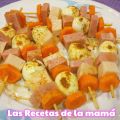 Receta de Pinchos de huevos de codorniz