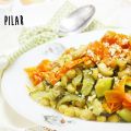 Garbanzos con calabacín y anacardos