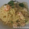 ESPAGUETIS CON GAMBONES