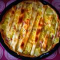 Quiche de tortilla, bacon y queso