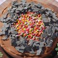 Tarta de chocolate y menta para mi cumpleaños