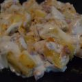 Carne picada con patatas y bechamel