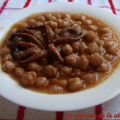GUISO DE GARBANZOS CON PULPITOS
