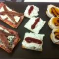 Tabla de canapes de queso