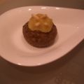 Magdalenas de morcilla y compota de manzana y[...]