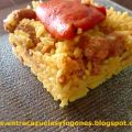 Arroz con salchichas