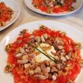 ENSALADA DE POLLO CON TOMATE Y NUECES