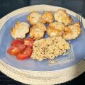 Cocochas de bacalao rebozadas
