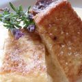 Torrija de brioche con crema pastelera