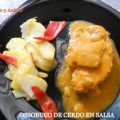 Ossobuco de cerdo en salsa
