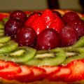 Tarta de frutas (accidentada)