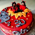 Tartas Diables y Tarta 25 años