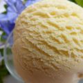 Helado de coco-mango y un 