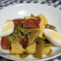 Judías verdes con patatas y chorizo