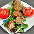 Receta: Albóndigas de yuca y champiñones