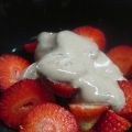 FRESA CON YOGUR DE SOJA AL CHOCOLATE