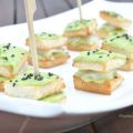 CANAPÉS DE AGUACATE Y BACALAO AHUMADO PARA[...]