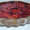 Tarta de mascarpone y confitura de cerezas
