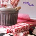 Polos de yogur y frambuesa