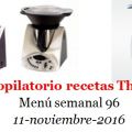 Menú semanal 96  con thermomix