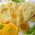 Hinojos rebozados con naranja y mermelada de[...]