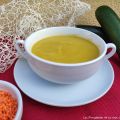 CREMA DE VERDURAS CON LENTEJAS ROJAS