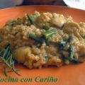 RISOTTO DE CHAMPIÑONES Y ESPÁRRAGOS O ARROZ[...]