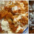 Migas con Salsa Roja