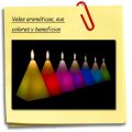 Velas aromáticas, sus colores y beneficios