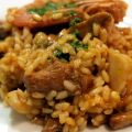 setas con arroz