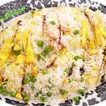 Arroz Basmati Frito con Lomos de Atún con AOVE