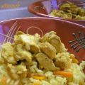 Pollo marinado al ras el hanout