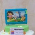 Tarta Tablet y Dora la Exploradora