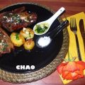 Churrasco de ternera improvisado