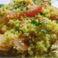 Ensalada de cuscus con salmon ahumado