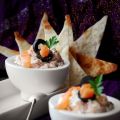 Rillettes de trucha ahumada a la kerouiya