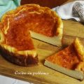 Tarta de queso con queso casero