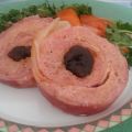 Rotis de Pollo relleno de ciruela al vapor