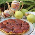Tarta tatin con pepitas de chocolate