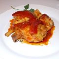 Pollo al chilindrón.
