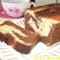 BIZCOCHO MARMOL DE COCO Y CHOCOLATE