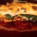 Lasaña de pollo y espinacas o Volver a empezar