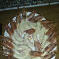 COLAS DE LANGOSTINOS CON BECHAMEL