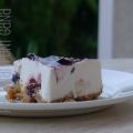 Tarta mouse de queso y moras silvestres